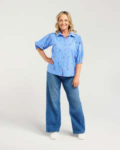 All Tops: Zafina Alice Shirt Spring Stripe