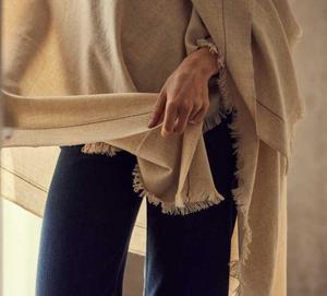 Homeware: Pinstripe Cashmere Throw