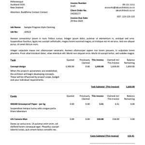 Products: invoices