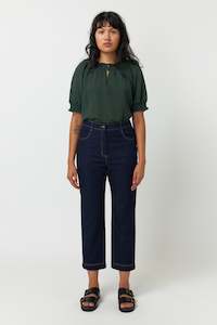 Denim: Denim cropped trouser