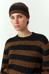 Riley stripe beanie