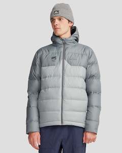 Down: Men's Epiq Hooded Down Jacket - Moon | New Zealand Team Supporters Collection