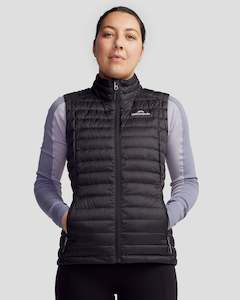 Down: Women's Heli Down Vest - Black
