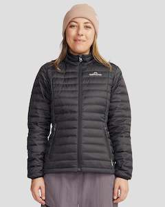 Down: Women's Heli 600 Fill Lightweight Down Jacket - Black