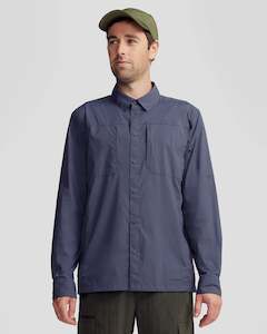 Men’s Ridge UPF Long Sleeve Shirt - Mid Navy