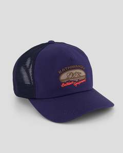 Headwear: Embroidered Trucker Cap  -  Pure Navy