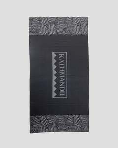 Picnic Sets & Rugs: Packable Sand proof Towel - Black/Charcoal