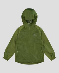 Kids' Pocket-it 2L Rain Jacket v4 - Dark Fern