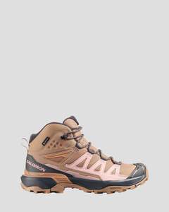 Salomon: Women's X ULTRA 360 MID GORE-TEX Shoes - Burro / Shadow Gray / Pecan Brown