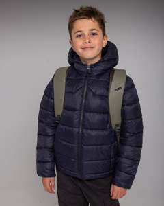 Kids Core Insulated Hooded Jacket - Pure Navy