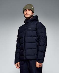 Men's Epiq Waterproof Hooded Down Jacket - Black