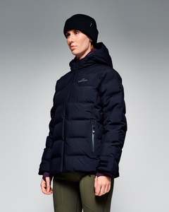 Down: Women's Epiq Waterproof Hooded Down Jacket - Black