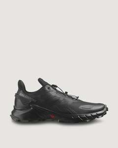 Salomon: Men's Salomon SuperCross 4 Trail Running Shoes - Black/Black/Black