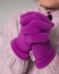 Kids' Ridge 100 Primaloft Fleece Gloves - Vivid Purple