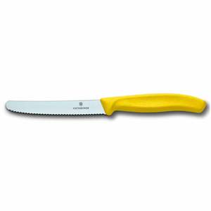 Victorinox Swiss Classic Tomato & Sausage Knife Yellow