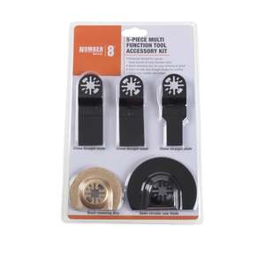 Power Garden Tools: Number 8 Multi Function Tool Accessory Kit 5 Piece Set