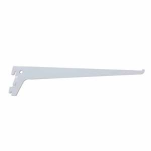 Shelving Brackets: Number 8 Bracket Single Slot 250mm White