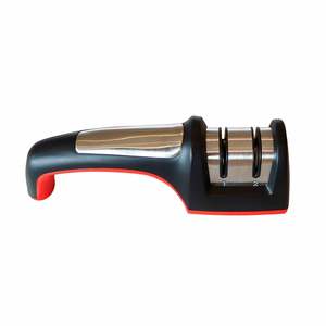 Kitchen Utensils: Di Antonio Knife Sharpener H:70mm, W:200mm, D:50mm Black / Red