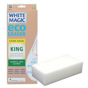 White Magic Microfibre Sponge King 280x110x40mm White