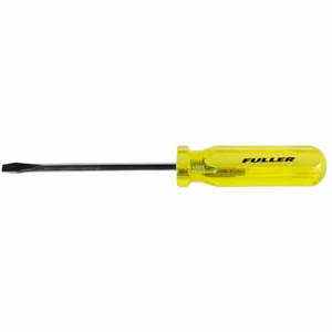 Fuller Slotted Screwdriver 5 x 100mm Chrome