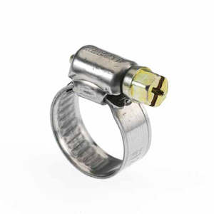 Tridon Multi Purpose Clamp Part Stainless Non Perforated 16 to 27mm Silver