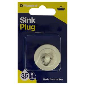 Plumb It Sink Plug 35mm