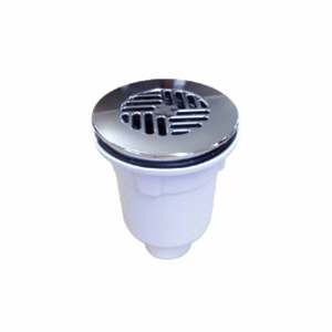 Aquaknight Easy Clean Waste Bottom Exit 90mm Chrome