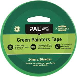 Tape: PAL TapeMaster Green Painters Tape 24mm x 50m