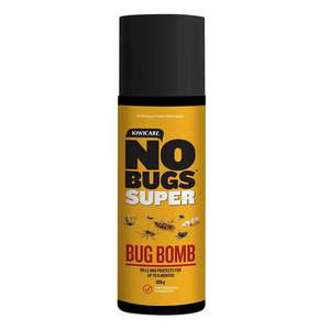 Pest Control: Kiwicare NO Bugs Super Super Insect Control Bug Bomb 125g Clear