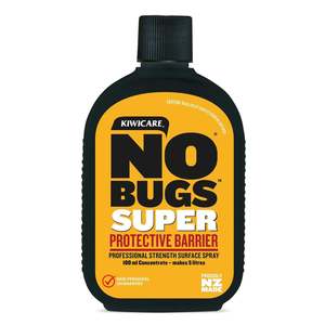 Kiwicare NO Bugs Super Super Insect Control Concentrate 100ml Clear
