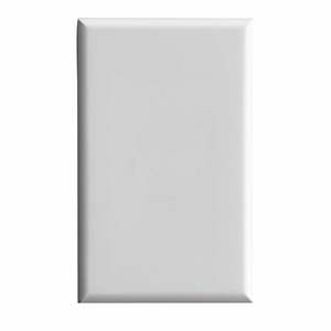 Switches Outlets: HPM Excel Blank Light Switch Plate W: 73mm, H: 117mm White
