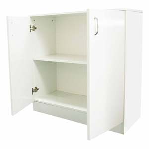 Nouveau Base Cupboard H: 900mm, W: 800mm, D: 415mm White