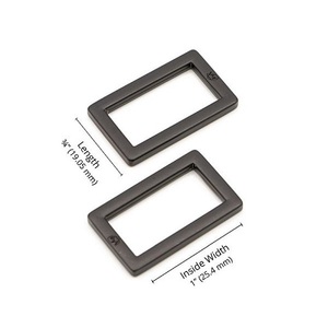 Products: Black Metal Rectangle Ring 1" - Katipatch Patchwork & Quilting Boutique