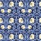 Wandle - Small Pimpernel- Blue - Katipatch Patchwork & Quilting Boutique