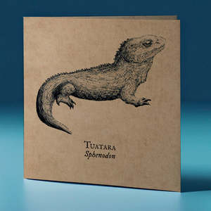 Greeting Cards: Tuatara Critter Greeting Card