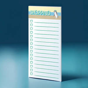 Surfs Up Magnetic Notepad