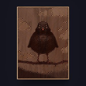 Products: Woodland Black Robin