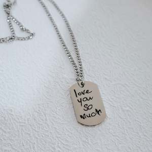 Fathers Day: Dogtag Necklace