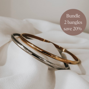 Two x 4mm Bangle Bundle