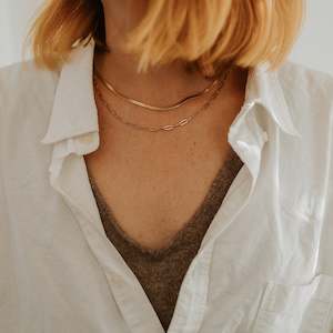 The Bundles: Snake Chain + Large Paperclip