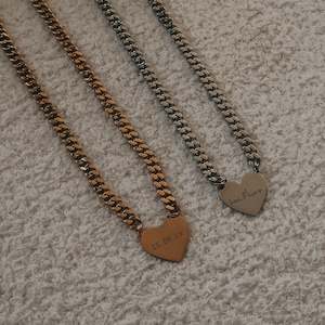 Personalised Necklaces: Personalised Statement Heart Necklace