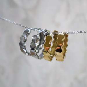 Earrings 1: Cleo Hoops