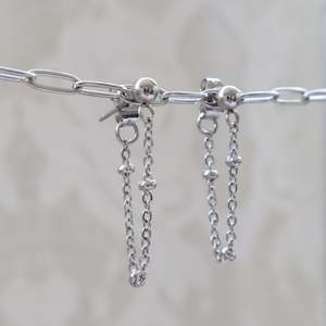 Earrings 1: Bobble Chain Stud