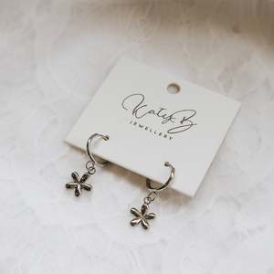 Hoop Earrings: Flower Hoops