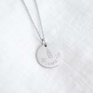 Personalised Necklaces: BF - Unicorn Necklace