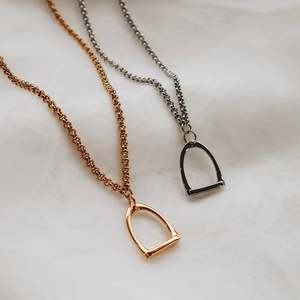 Necklaces: Stirrup Necklace