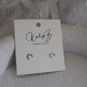 Earrings 1: Crescent Studs