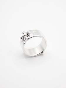 Jewellery: Clover Ring ~ Silver