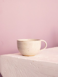 Kitchen Table: Cup ~ Speckled White
