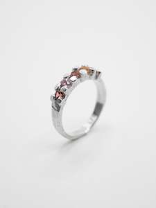 Clothing Accessories: Sprinkle Ring II ~ Silver & Sapphires